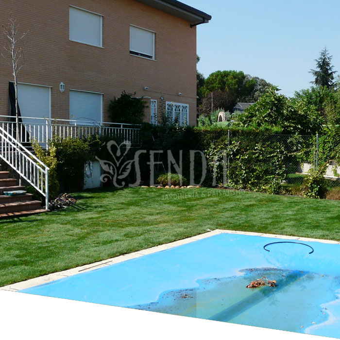 Jardineria chalet Villanueva