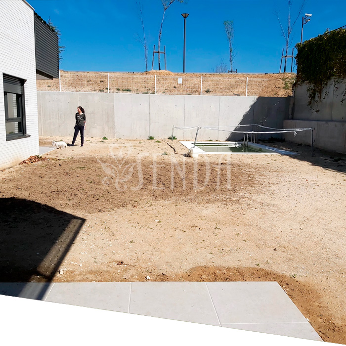 Paisajismo y piscina